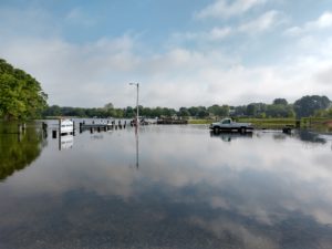 Sunny day flooding in the Chesapeake Bay Region has become a regular issue, particularly at the US Naval Academy and at the Norfolk Navy Base. Photo by Chris Pupke